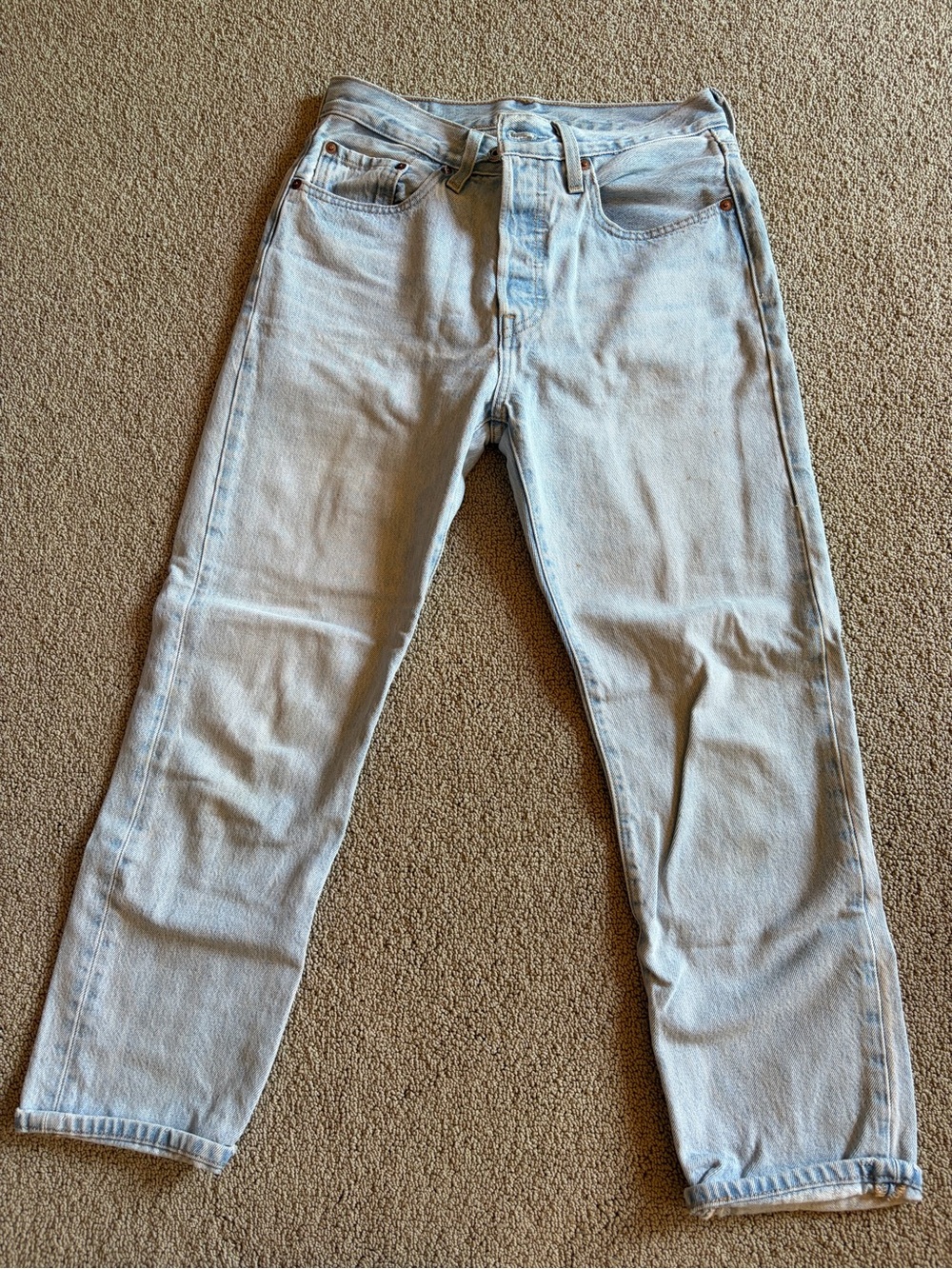 Levi's Light Blue Straight Fit women’s Jeans